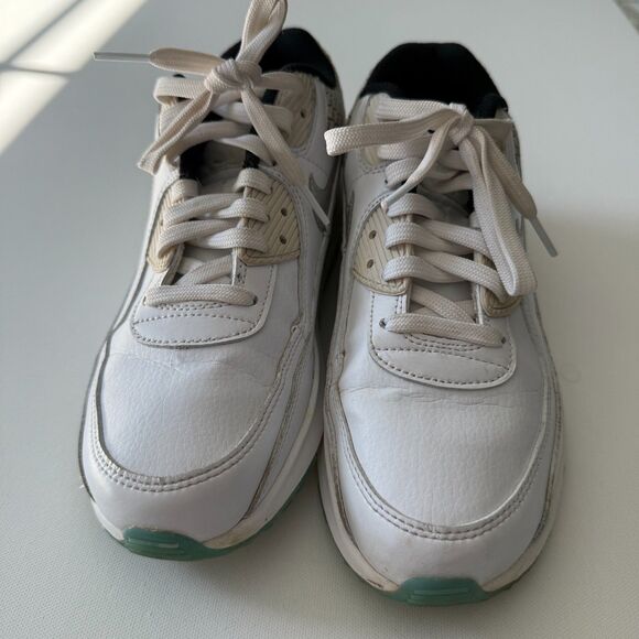 Nike Air Max 90 SE 2 GS White Glacier Ice Size 7Y Boys Big Kid Shoes, Running - Picture 9 of 14